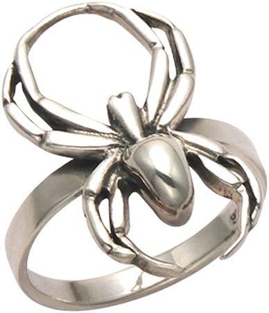 Amazon.com: Wildthings Ltd Sterling Silver Spider Ring: Clothing, Shoes & Jewelry