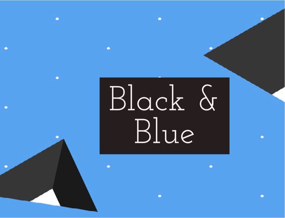 black blue