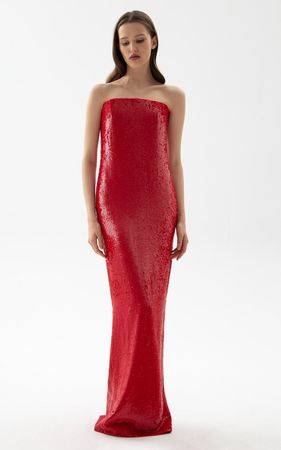 Sequin Corset Maxi Dress By Rasario | Moda Operandi