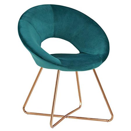 Amazon.com: Dining Chair,Accent Chair with Armrest Duhome Design Stylish and The Modern Golden Metal Frame Legs Home Kitchen Furniture: Kitchen & Dining
