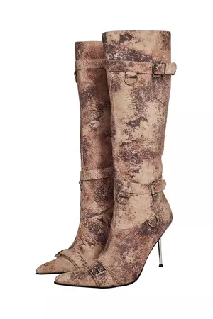 KINTH BOOT - NEUTRAL : ANIMAL SUEDE – I.AM.GIA North America
