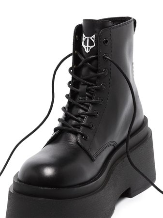 NAKED WOLFE Saturn 160mm Platform lace-up Boots - Farfetch