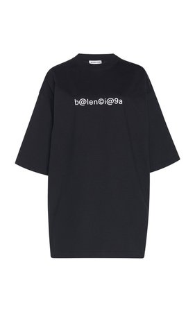 Oversized Logo-Print T-Shirt by Balenciaga | Moda Operandi