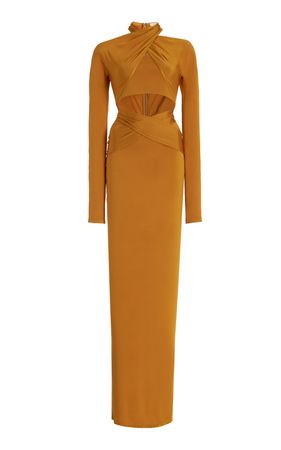 Cotton-Blend Jersey Maxi Wrap Dress By Lapointe | Moda Operandi