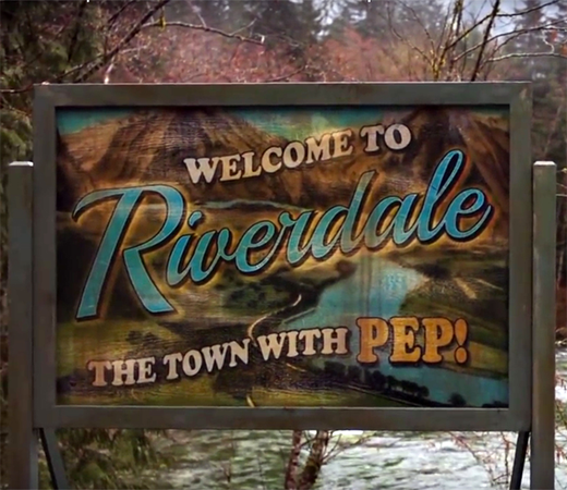 riverdale town sign