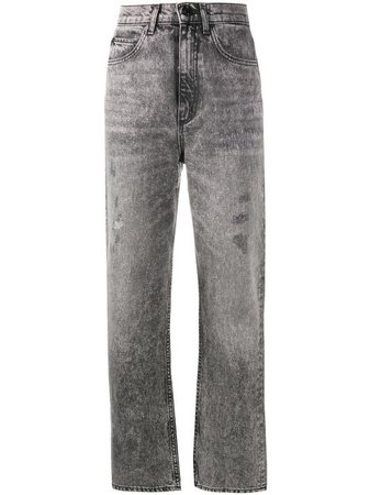 Sandro Paris high-rise Cropped Jeans - Farfetch