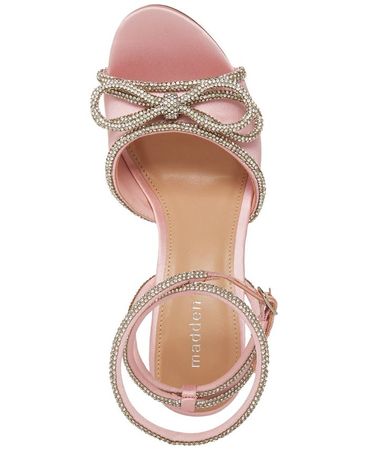 Madden Girl True Rhinestone Bow Evening Dress Sandals & Reviews - Sandals - Shoes - Macy's
