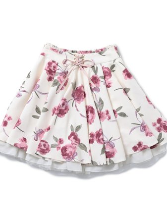 Royal Big Rose Skirt (Skirt / Flare Skirt) | LODISPOTTO (Roddy Spot) Mail Order | Fashion Walker