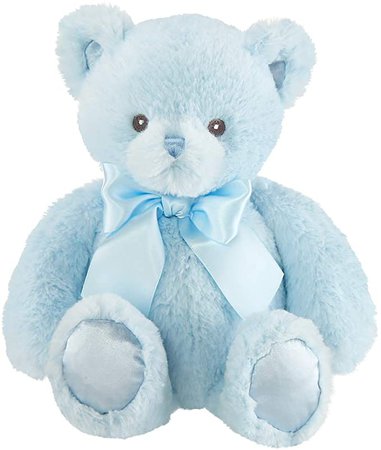 Amazon.com: Bearington Baby Blue Plush Teddy Bear Stuffed Animal, 10 Inch: Toys & Games