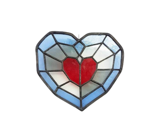 Heart Container Glass Art