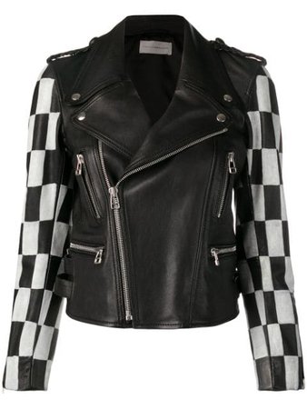 Faith Connexion checkered bike zipped jacket $2,591 - Buy Online - Mobile Friendly, Fast Delivery, Price