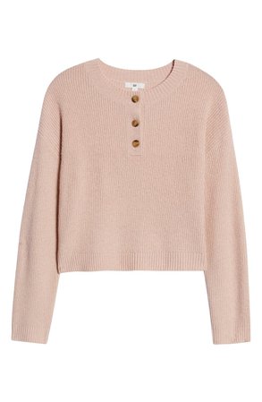 Ribbed Sweater Henley | Nordstrom