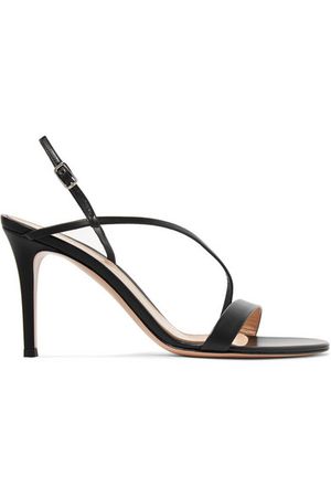Gianvito Rossi | Manhattan 85 leather sandals | NET-A-PORTER.COM