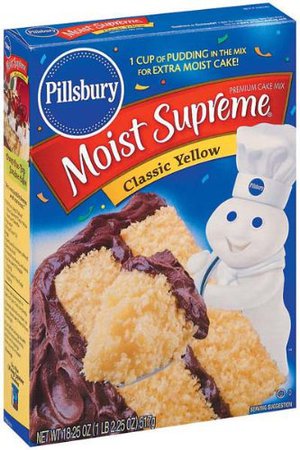 Amazon.com : Pillsbury Yellow Moist Supreme Cake Mix-18.25 OZ : Grocery & Gourmet Food
