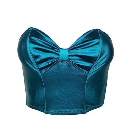 Dior blue corset