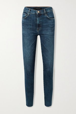 Leenah High-rise Skinny Jeans - Blue