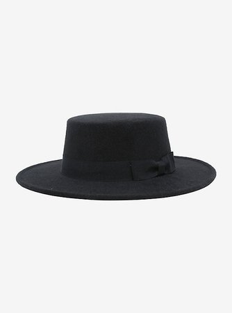 Black Short Brim Hat