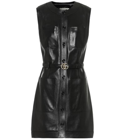 Leather Minidress | Gucci - Mytheresa
