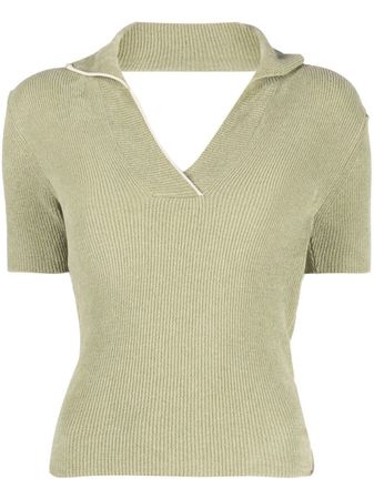 Jacquemus Bagnu Backless Knitted Top - Farfetch