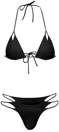 Maarï Lea Bikini Set In Jet Black
