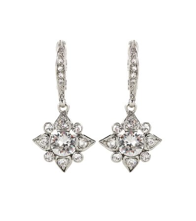 Swarovski Crystal-Embellished Earrings | Oscar de la Renta - mytheresa.com