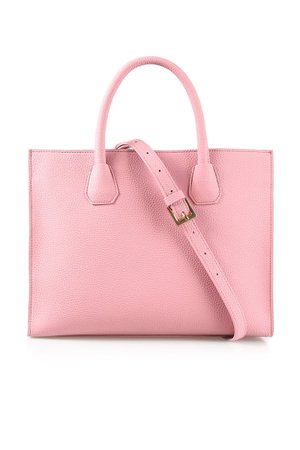 Kylie Square Tote Bag - Pink - Poplook.com RM129.00