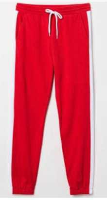 red track pants