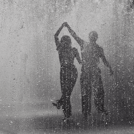 dancing in the rain couple