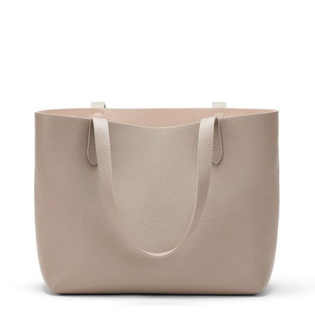Small Structured Leather Tote | Cuyana