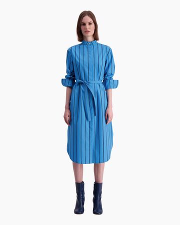 Paju Kiskoraita dress - blue, dark blue - Dresses - Clothing - Marimekko.com
