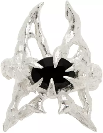 harlot-hands-ssense-exclusive-silver-butterfly-ring.jpg (856×1096)
