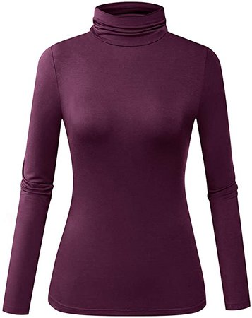 Herou Women's Long Sleeve Tie Dye Shirt Soft Lightweight Pullover Turtleneck Tops (Coffee Green-Tie Dye, X-Large) at Amazon Women’s Clothing store