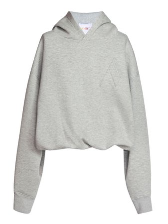 The Attico Tops | The Attico - "Maeve" light grey sweater