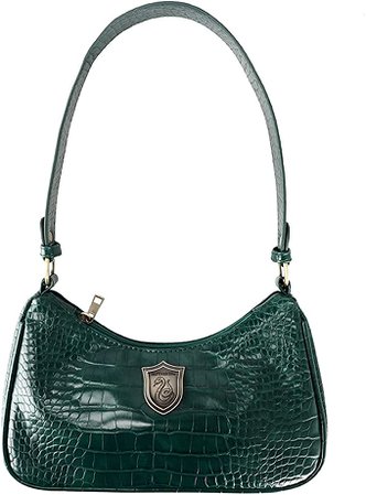 Amazon.com: Harry Potter Slytherin Croco Handbag With Metal Badge : Clothing, Shoes & Jewelry