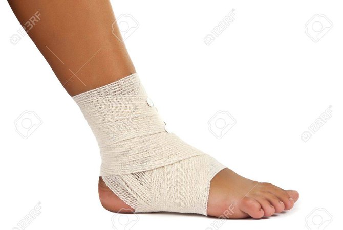 ankle wrapped in gauze - Google Search