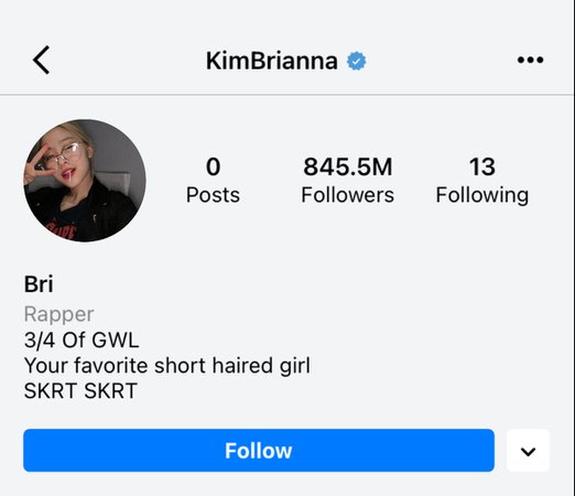 Brianna Instagram Profile