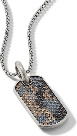Streamline® Pavé Diamond & Color-Change Garnet Tag | Nordstrom