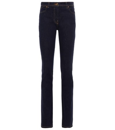 Versace High-rise slim jeans