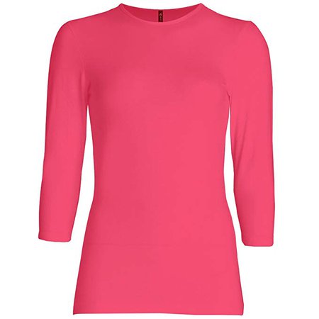 Esteez 3/4 Sleeve Shirt for Women Fitted/Relaxed Cotton Lycra Base layering at Amazon Women’s Clothing store: