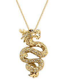 Lilly's dragon necklace
