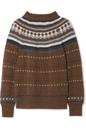 RE/DONE | 50s Fair Isle knitted sweater | NET-A-PORTER.COM