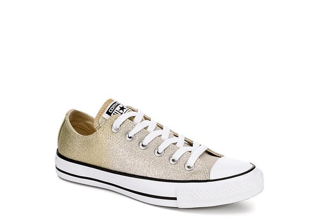 Gold Converse Womens All Star Ox Ombre Metallic | Athletic | Rack Room Shoes