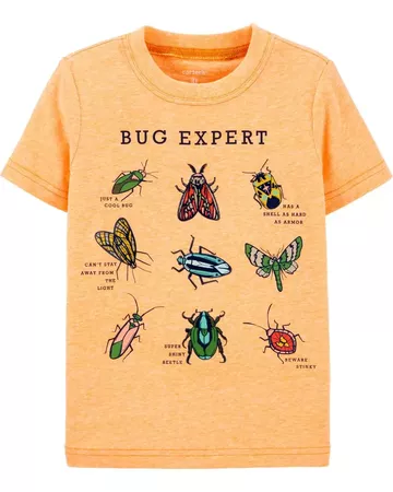 Bug Expert Snow Yarn Jersey Tee | carters.com