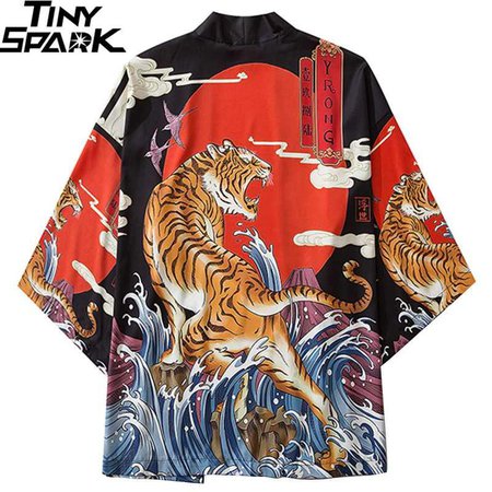Japanese Kimono Jacket Tiger