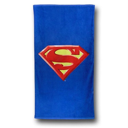 Crover Shield serviette de plage en coton 100% Superman | Wayfair.ca