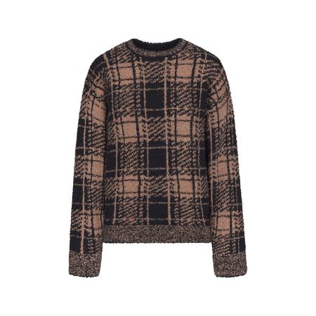 Cozy Knit Unisex Pullover - Plaid | SKIMS