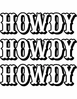 howdy sticker - Google Search