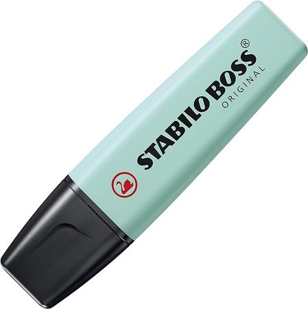 Amazon.com : STABILO BOSS Original Pastel Highlighter, Dusty Grey : Office Products