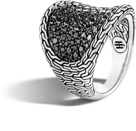 Classic Chain Silver Saddle Ring