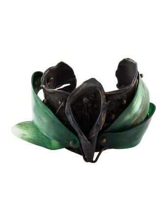 Marni Floral Horn Cuff - Bracelets - MAN89197 | The RealReal